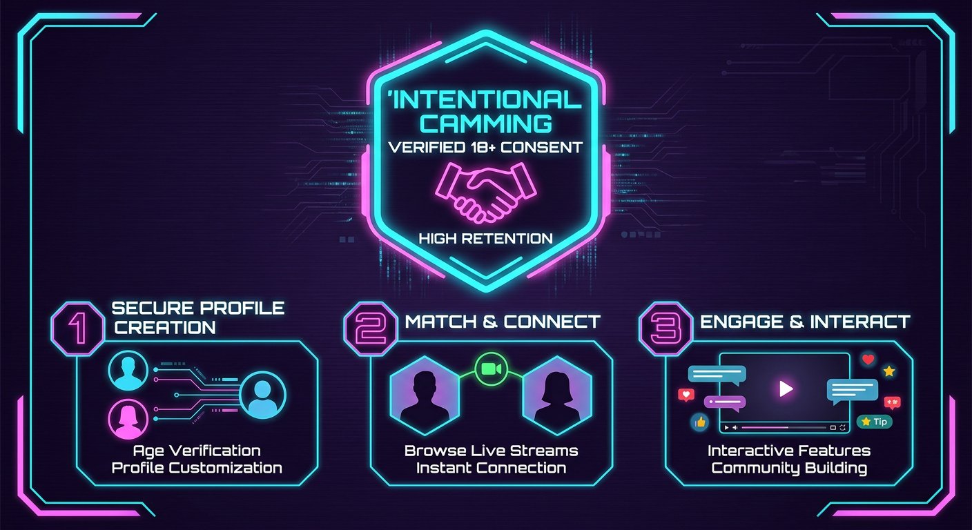 Cybersecurity and intentional camming shield representing the 3 step connection framework in 2026