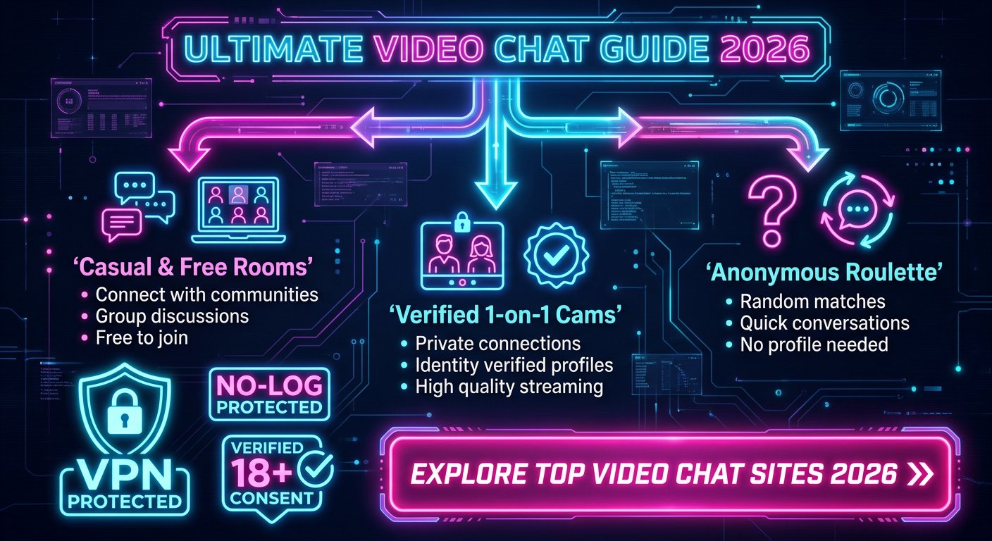 Decision guide and cybersecurity shield for safe adult random video chat in 2026