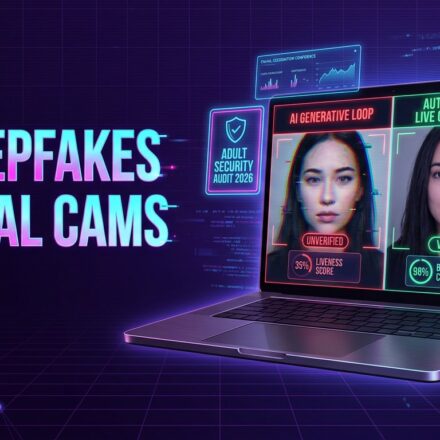 AI deepfakes versus real authenticated live cam streams on random video chat 2026 banner