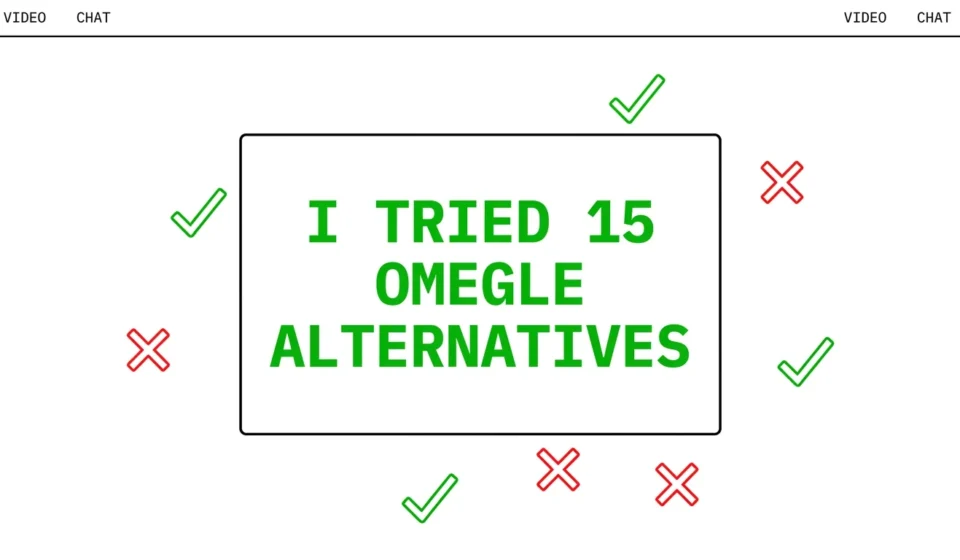I Tested 15 Omegle Alternatives So You Don’t Have To – Here’s the One That Actually Works I tried 15 Omegle alternatives hero banner clean UI green white 2026