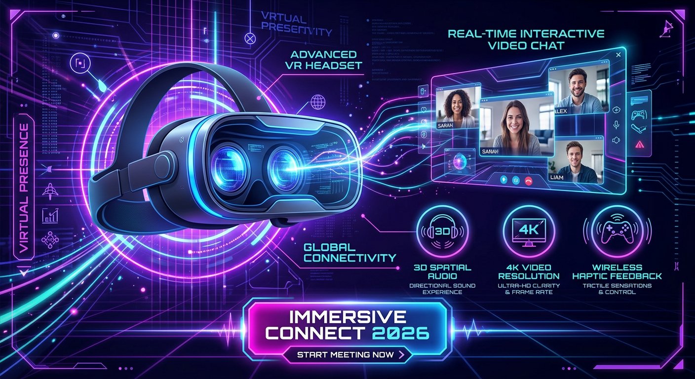 Virtual reality headset combined with interactive adult video chat and haptic feedback in 2026