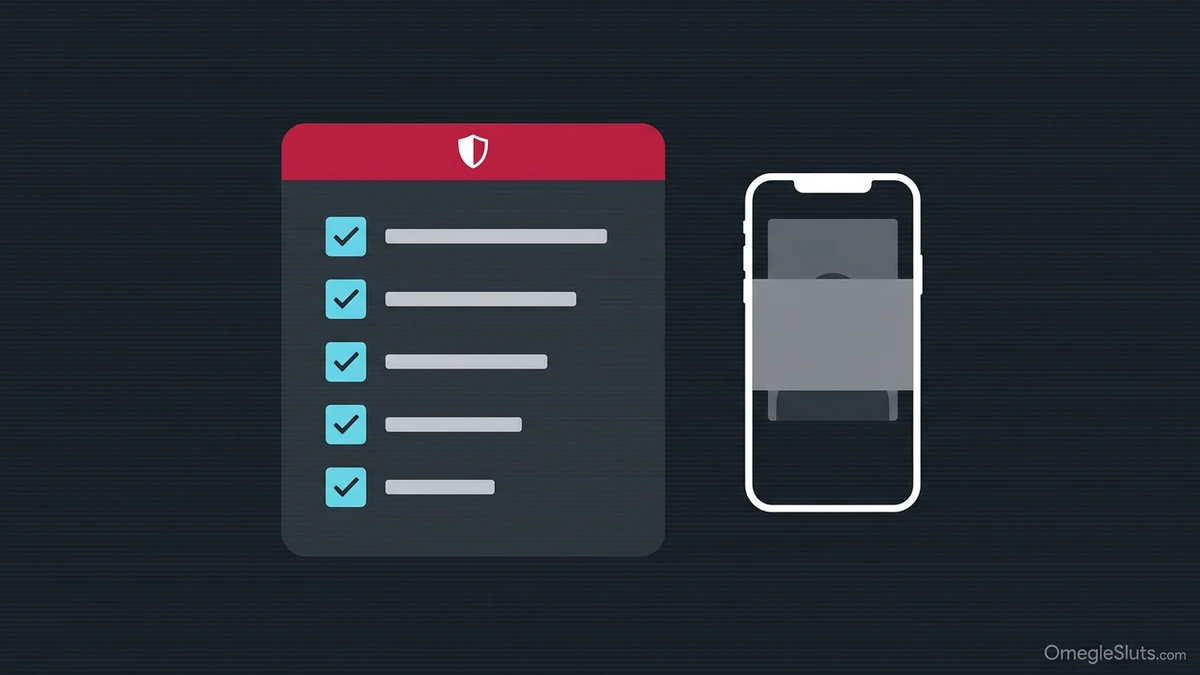 Cam privacy checklist before an omegle nsfw video chat session